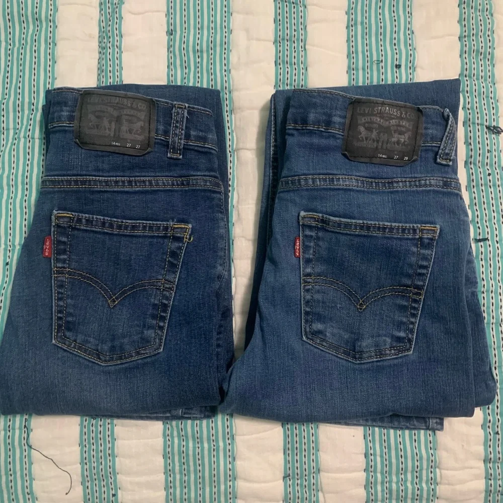 Bundle and of three pairs of Levi’s 511 performance slim fit jeans - Picture 2 of 15